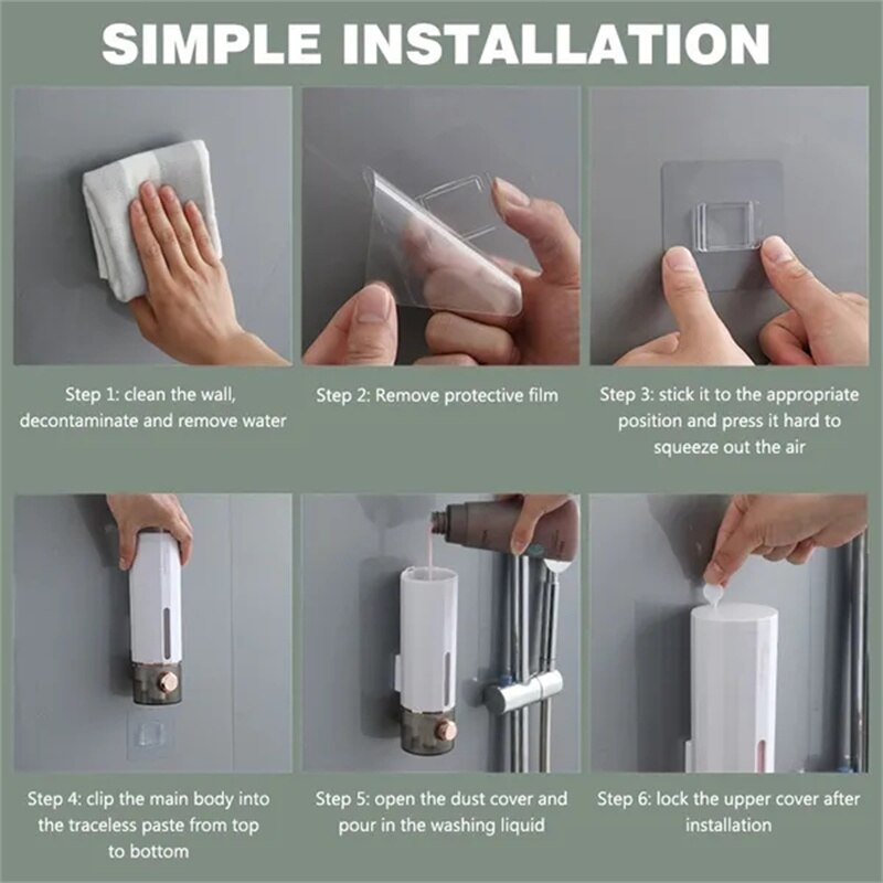 Wall Mounted Manual Soap Dispenser
