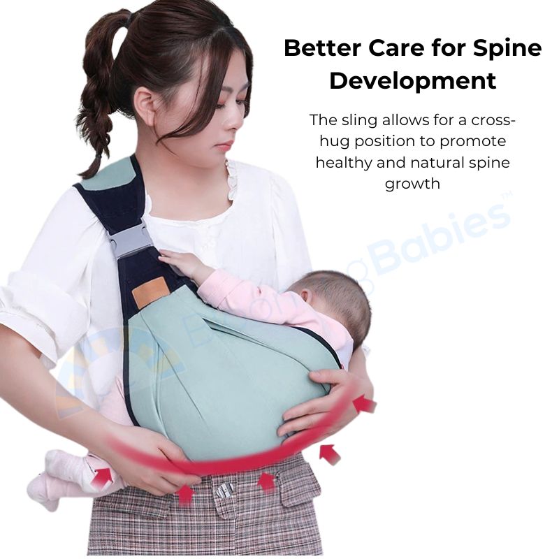 BubSling™ - Easy Pain-Free Snap-On Baby Sling Carrier