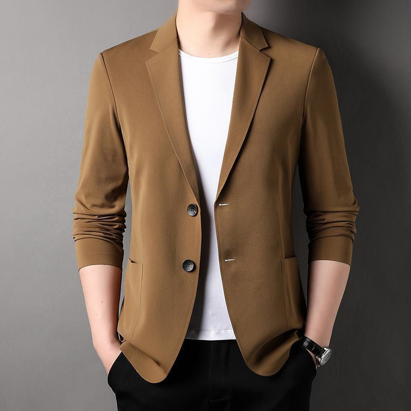 Men's Silk Blazer Jacket