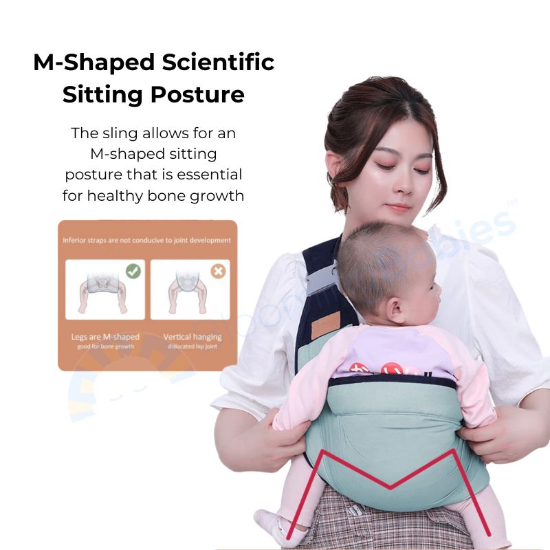 BubSling™ - Easy Pain-Free Snap-On Baby Sling Carrier