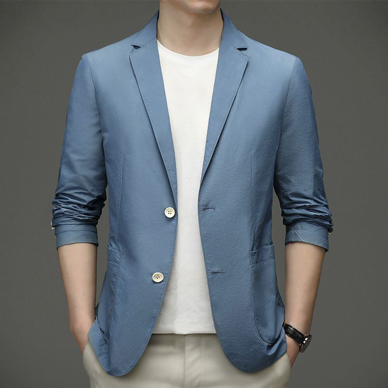 Men's Silk Blazer Jacket
