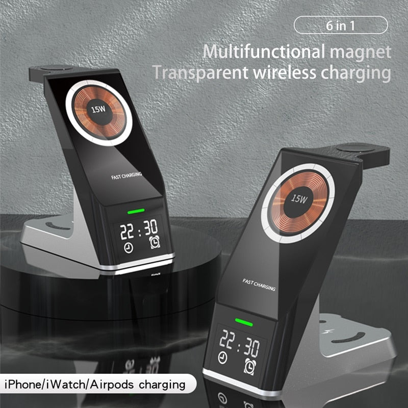 6 in 1 Wireless Charging Station
