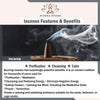 Aroma Backflow Incense 50 Cones Pack