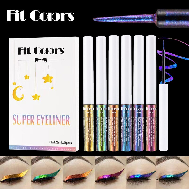 GlamGlimmer™ 6 Color Glitter Eyeliner