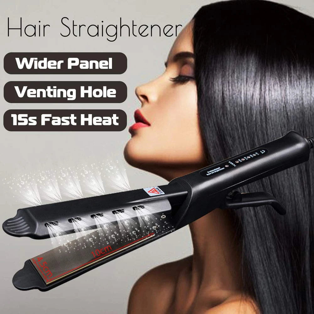 HairCare™ Steam iron hair straightener