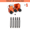 chainsaw chain sharpener + 5 grind heads