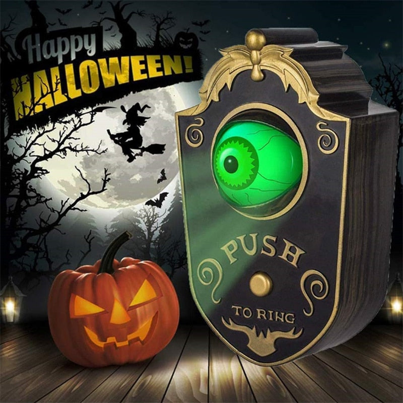 Spooky Halloween Eyeball Doorbell