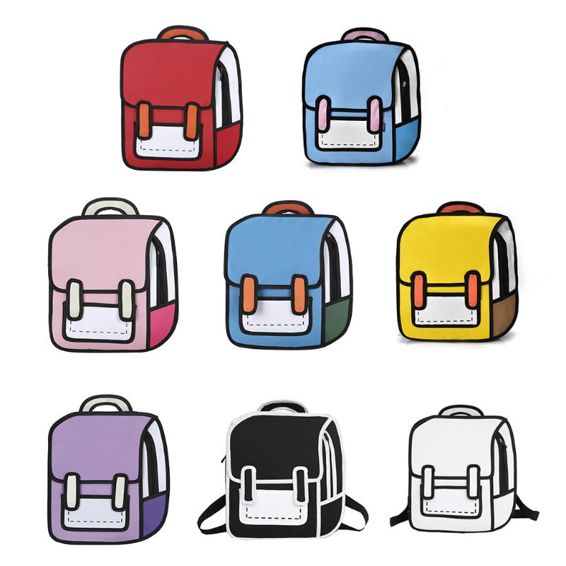 Cartoon School Backpack