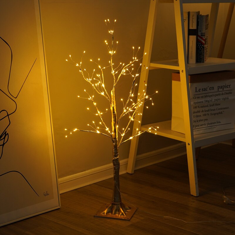 LED Silver Birch Tree Lamp