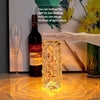 Touch Rose Crystal Lamp