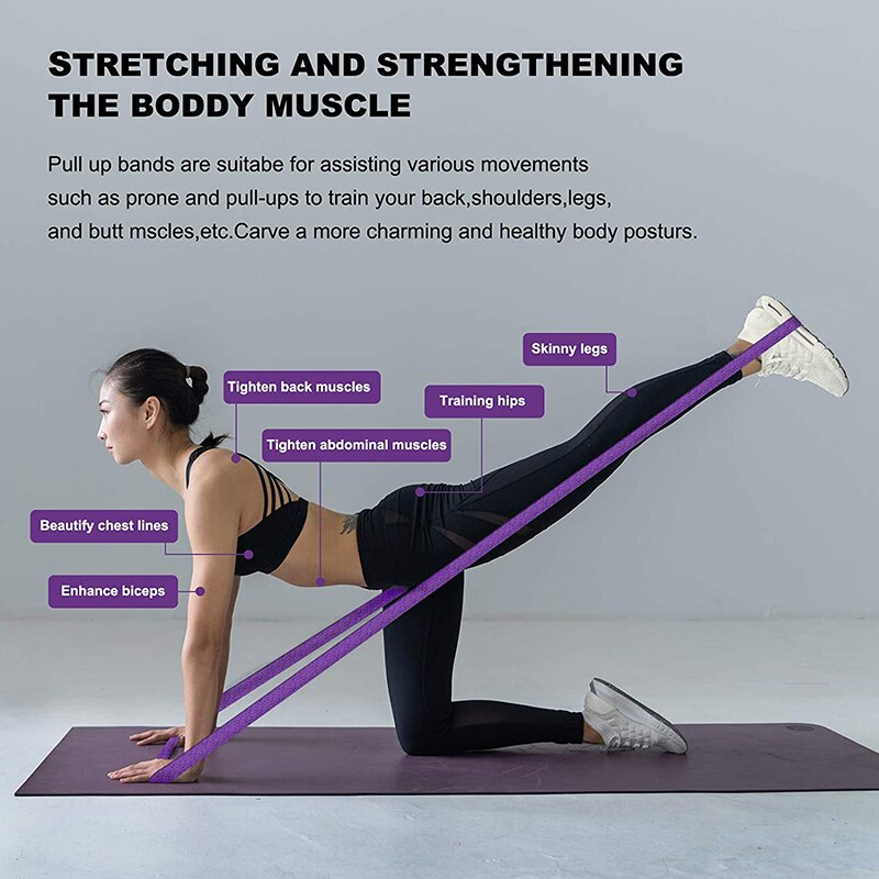 Yoga stretch resistance band