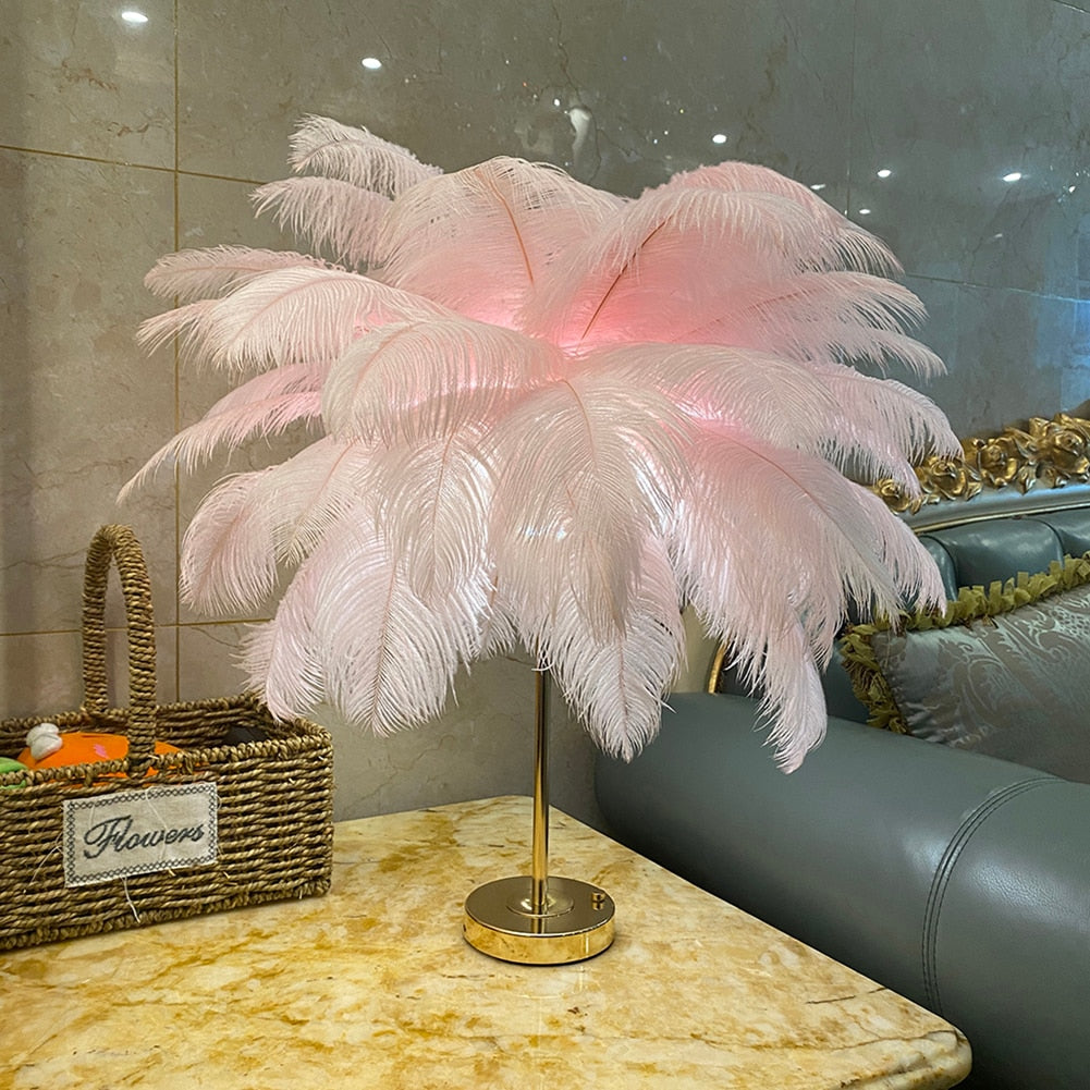 2022 Table Feather Lamp