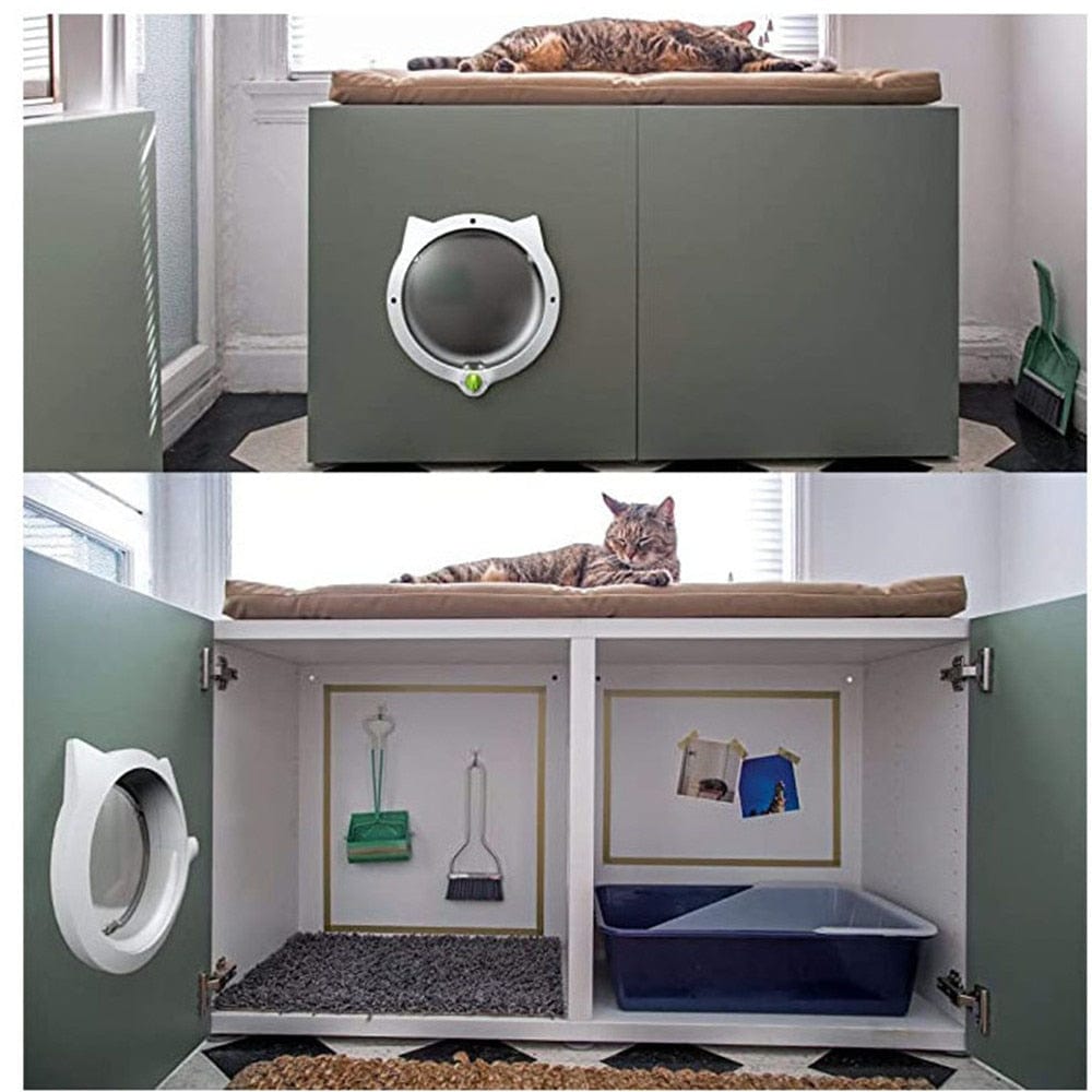 Exterior Round Cat Doors Access