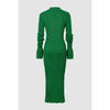 Load image into Gallery viewer, Shell Sleeve Ribbed Buttons Down Maxi Dress