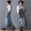 Load image into Gallery viewer, Renna™ - Ripped denim overall dress