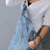 Load image into Gallery viewer, Renna™ - Ripped denim overall dress